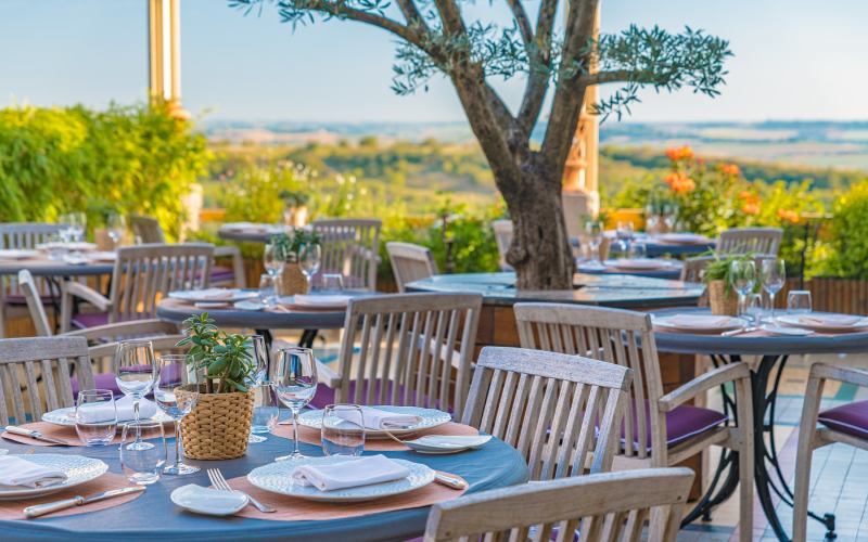 Auberge du Poids Public - Terrasse